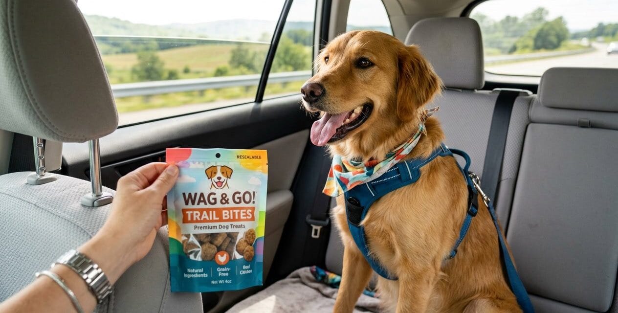 Husk gode hundegodbidder til bilturen med din hund